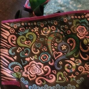 Colorful Floral Tote Bag